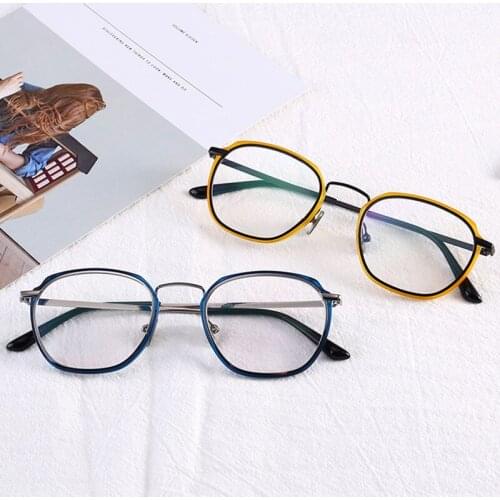 2021 New Arrival Metal Glasses Frame For Men and Women Style with Spring Hinges Full Rim Optical Eyewear Hot Selling