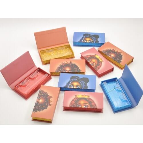 Wholesale 30/50pcs lashes mink Eyelash Packaging Boxes Cash Lash Box Bulk 3D 25mm Mink Lashes Empty Magnetic Case With Tray