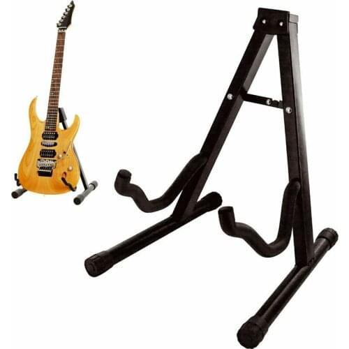 Universal A-Frame Guitar Stand for Acoustic Electric Guitars Foldable Musical Rack Holder Lightweight Tripod Stringed Stands