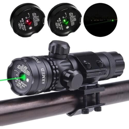 Universal Green Laser Dot Aim Tactical Sight Scope With Mount For Airsoft Hunting Shooting Lazer for Pistol Rail and Rifle