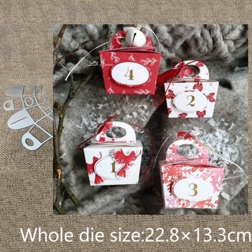 XLDesign Craft Metal Cutting Dies stencil mold 3D gift box decoration scrapbook Album Paper Card Craft Embossing die cuts