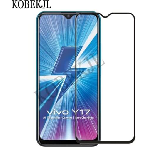 VIVO Y17 Glass VIVO Y17 Tempered Glass Screen Protector VIVO Y17 Y 17 VivoY17 Vivo 1902 V1902 Full Cover Protective Glass Flim