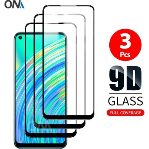 Screen Protector for OPPO Realme C11 C15 Tempered Glass Premium Full Coverage Protection Glass Film for OPPO Realme C17