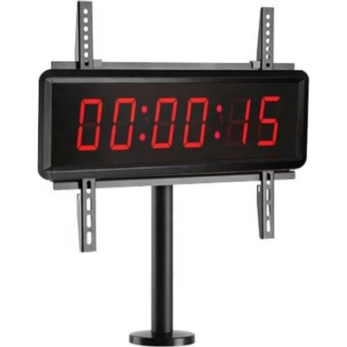 1.5 Inch 6 Digit 7 Segment Indoor Countdown Digital Count up Led Wall Clock
