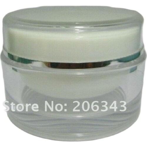 100G acrylic white roundcream bottle ,cosmetic container,,cream jar,Cosmetic Jar,Cosmetic Packaging