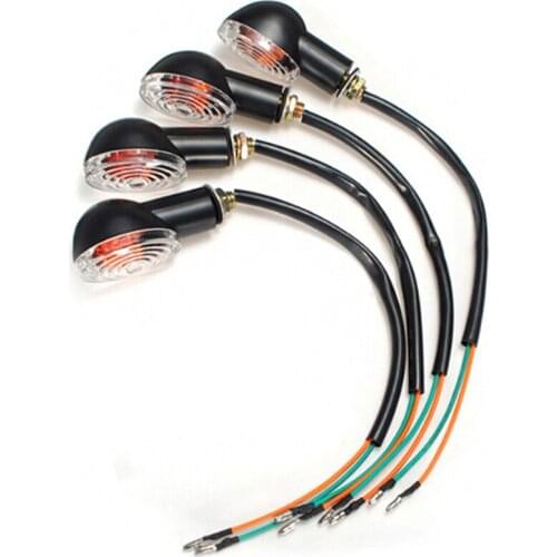 12V 10W Motorcycle LED Turn Signal Indicators Amber Blinker Light Lamp