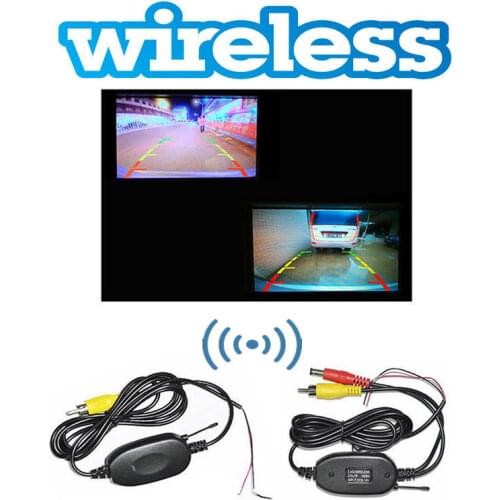 Car Rear View Parking Camera HD Color Rearview Camera Park Monitor Wireless Rear View Camera RCA Video Kit for Car Rearview Moni