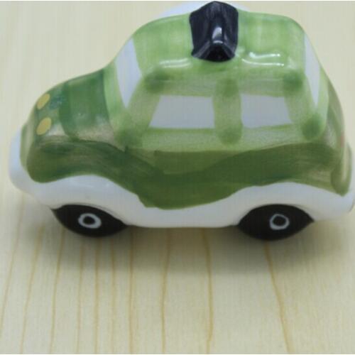Free shipping 54mm car model ceramic children knobs cartoon drawer dresser pulls Wardrobe furniture handle Bookcase cabinet knob