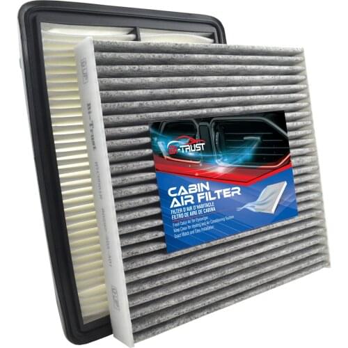 Bi-Trust Engine & Cabin Air Filter for Honda Accord 3.5 2008-2012/Acura TL 3.5 3.7 2009-2014/Acura TSX 3.5 2010-2014