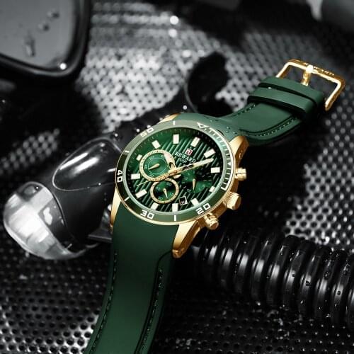 Reward Luxury Men Watch Military Sport Silicone Strap Watch Quartz Date Clock Fashion Multifunction Relogio Masculine