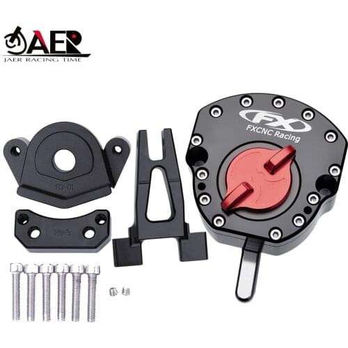 JAER CNC Steering Damper Reversed Safety with Mount Bracket for Yamaha YZF R3 R25 2014 2015 2016 2017 2018