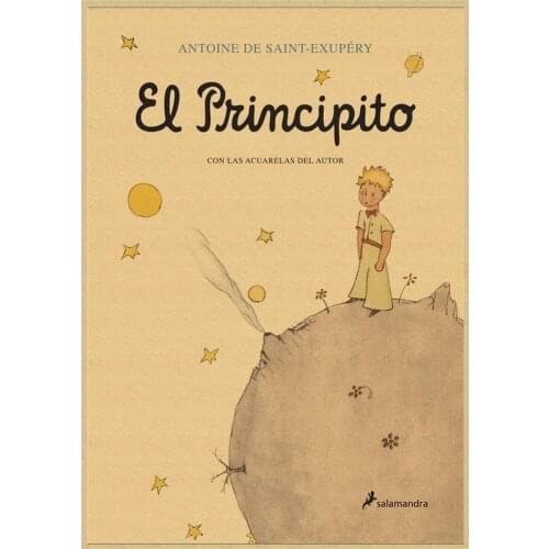 The Little Prince Series Poster Nursery Kids Room Wall Decor Quality Canvas Cartoon Painting Retro Art Decor Picture Home Decor