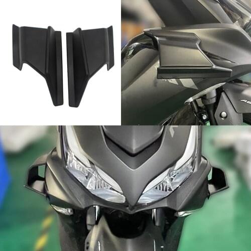 For YAMAHA Aerox NVX 155 150 125 2021 Motorcycle Full Fairing Kit Protection Black ABS Plastic Side Wing Protective Cover