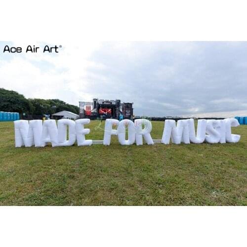 Customised arts Inflatable letter party supplies,alphabet letters numbers,advertising signs/logos for concert or music tour
