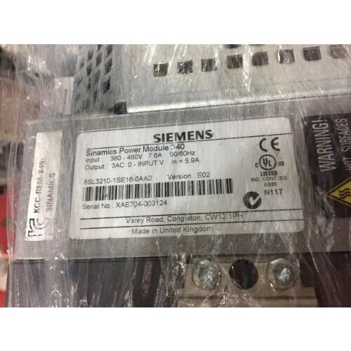 6SL3210-1SE16-0AA0 Inverter, used one , 90% appearance new , test goods , free shipping