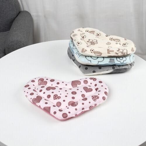 Warm Cotton Heart Small Animal Sleep Mat Guinea Pig Bed Pad Bed Cushion Nest For Hamster Hedgehog Squirrel Mice Rats Cage