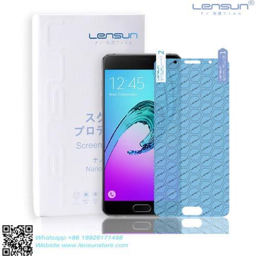 LENSUN Mobile Phone Nano Protector Film For Samsung A3 2016 Screen Protector