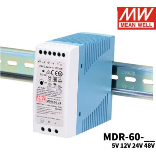 MDR-60 60W Single Output 5V 12V 24V 48V Din Rail Switching Power Supply AC/DC