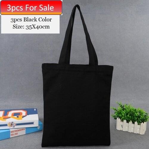Fashion Canvas Bag 3pcs For Sale Foldable Shopping Bag Canvas Tote Bag Shopping Bag Storage Foldable Shopping Bag Shopping Bag