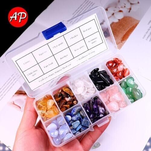 Natural Colorful Quartz Crystal Mineral Teaching Student Specimen Collection Energy Stone Garden Aquarium Decoration DIY