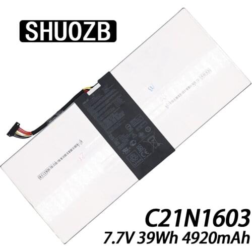 New C21N1603 Laptop Battery For Asus Transformer 3 Pro T303UA T303UA-0053G6200U T303UA-GN050T 7.7V 5000mAh SHUOZB