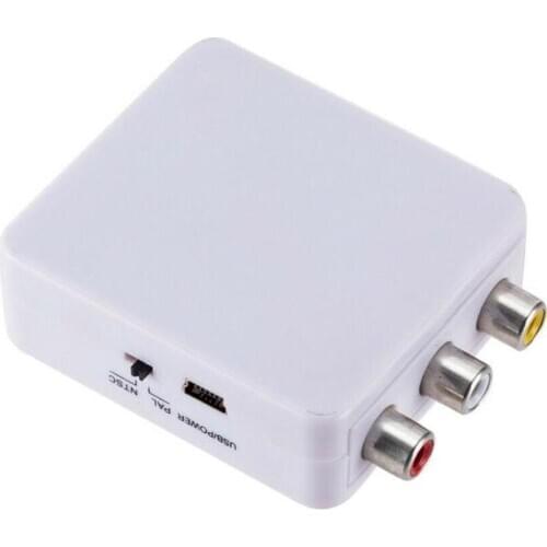 VGA to AV converter HD 1080P computer to old TV video conversion cable 2021 new product