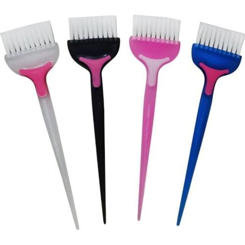 Silicone Hair Dye Brush Eco-friendly Anti-deform Plastic Hair Tint Colorant Comb for Professional Salon Hair Coloring Dye Brush