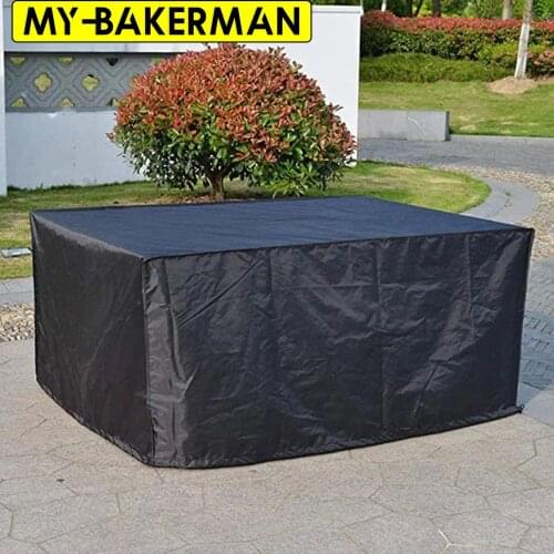 Oxford Cloth Furniture Waterproof Cover For Rattan Table Cube Chair Sofa Dustproof Rain Garden SPA Patio Protective Cover Bag