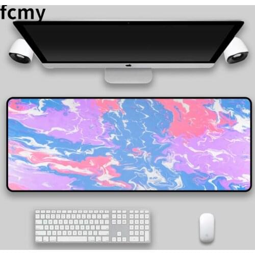 XXL Gaming Mouse Pad Art Table Computer Mousepad Large Rubber Gamer Soft Mause Pad XL Abstract Keyboard Desk Play Mats 300x800mm