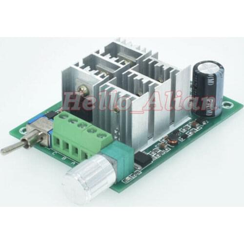 15A DC 5V-36V PWM Speed Controller Driver controller CW CCW Reversible Switch for 3-Phase Brushless Motor