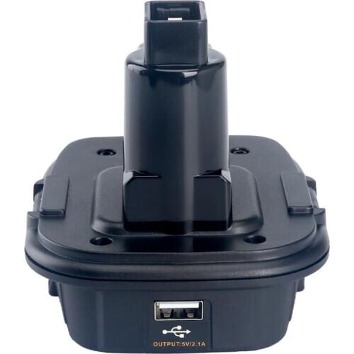BPS18D Battery Converter Adapter USB Charger For Black Decker Porter Cable Stanley Li-ion Battery For Dewalt DC9096 DW9098