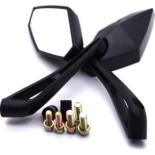 Motorcycle 8mm 10mm Rear View Mirrors Universal Mirror For BMW R1200GS For YAMAHA XJ6 FZ1 FZ6 MT-07/FZ-07 FJ-09 MT-09/SR/FZ-09