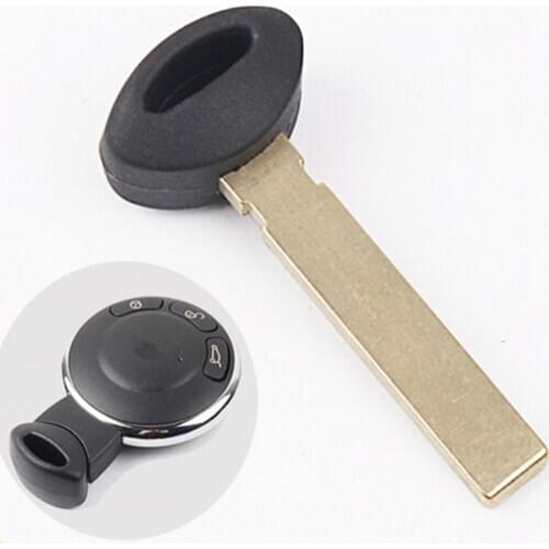 DAKATU Uncut Blank Emergency Insert Smart Key Blade For BMW Mini Cooper R56 R57 R58 R60 R61 Smart Remote Key 2007-2014