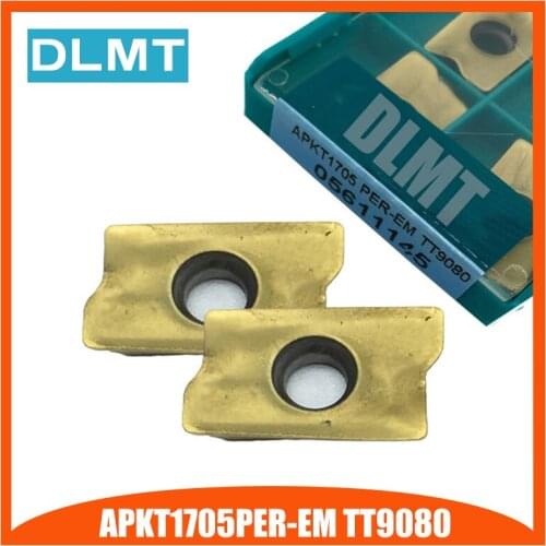 APKT1705PER-EM TT9080 10pcs Genuine Original TaeguTec CNC insert use Large Medium Small mini lathe tools by turning tool holder