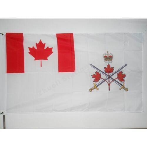 Canadian Army Flag 150X90cm (3x5FT) 120g 100D Polyester Double Stitched High Quality Free Shipping