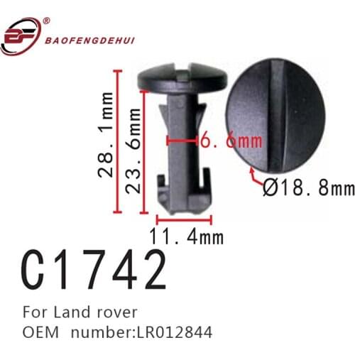 Interior Fastener For Land Rover Discovery IV Range Rover LR012844 Front And Rear Bumpers Clips