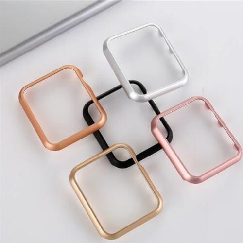 Metal Watch Case for Apple Watch Series 4 Series 5 Cover 40mm 44mm Protective Frame for Apple Watch 4 5 Case Bumper