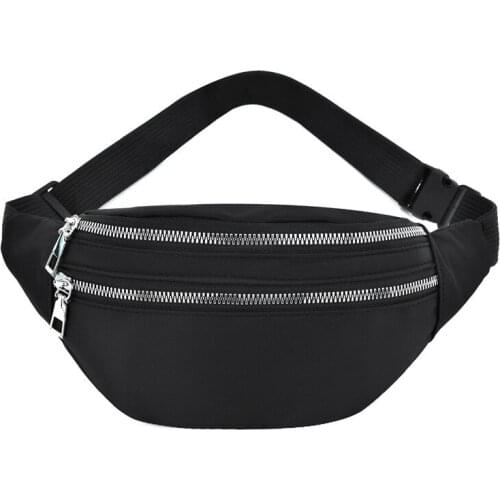 Fanny Pack Women Fashion Waist Pack Casual Crossbody Chest Bags Waterproof Oxford Womens Bag Travel Belt Bag Sport Purse Pocket