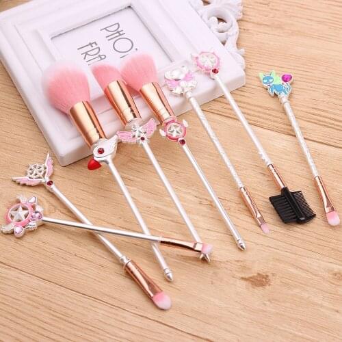 Travel Makeup Brushes Set for Women Beauty Face Cosmetic Tools Kit Portable Foundation Eyeshadow Blending Blush Brush Soft Hair