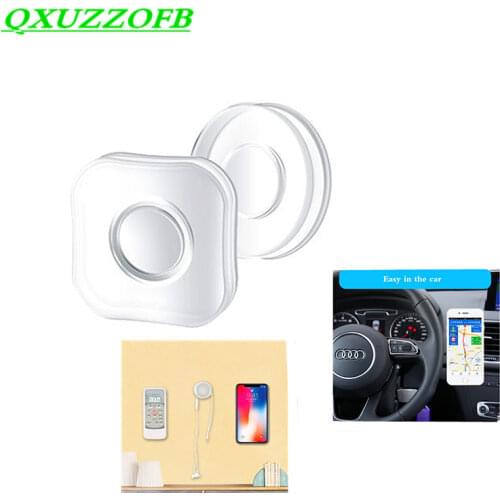 Nanometre Seamless Velcro Line sticky stickers Home car dual-use mobile phone navigation bracket reusable