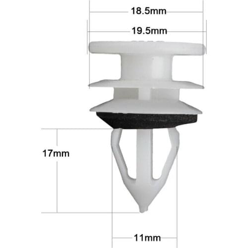 Suitable for Automotive Plastic Core Nail Expansion Rivet Clip Nylon Interior Decoration Buckle Decorative Fastener (100pcs)0043