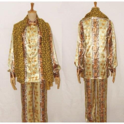 Popular PPAP Dancing Costumes Yellow Top Fashion PPAP Piko Cosplay Costumes coat +pants +scarf
