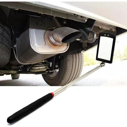 Extendable Inspection Mirror for Automobile， LED Lamp Endoscope，360° Rotation， Retractable Lighted Tool for Mechanic, Home Inspe