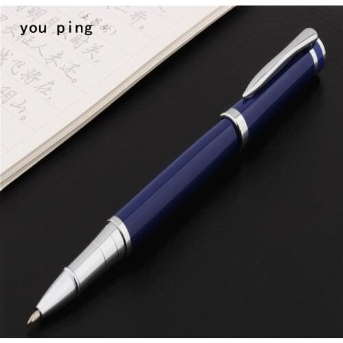 Luxury pen high quality 029 Blue Business office Rollerball Pen New School student stationery Supplies Ballpoint Pens