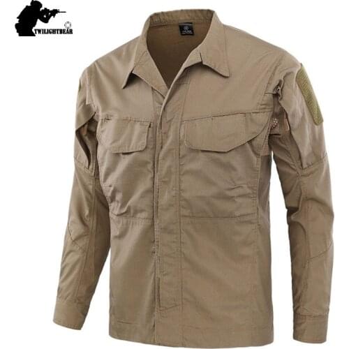 Military Camo Mens Shirts Male Long Sleeve Shirt Cotton Slim Fat Casual Shirt Men Wilderness Hiking Tactical Shirts MF353