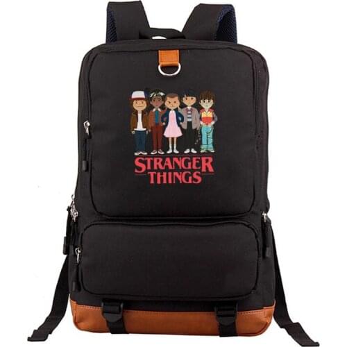 Stranger Things Backpack School Bags for Teenagers Boys Girls College Student Laptop Backpack Men Women Large Travel Bag