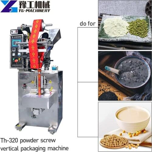 THB4-320 Automatic Powder Packaging Machine Yam Powder Milk Tea Coffee Filling Machine Cumin Pepper Flour Starch Filling Machine