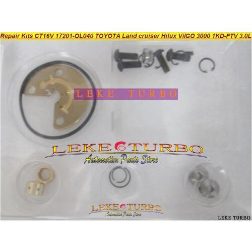Turbo Repair Kit Rebuild CT16V 17201-OL040 17201-30110 Turbocharger For TOYOTA Landcruiser Hilux ViIGO 3000 1KD 1KD-FTV 3.0L D4D