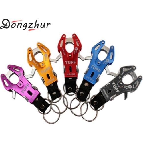 Alloy Outdoor Tiger Buckle Fast Carabiner Hook Travel Hook Gear Mountaineering Keychain Ring Equipment Camping Key Kits P2T0