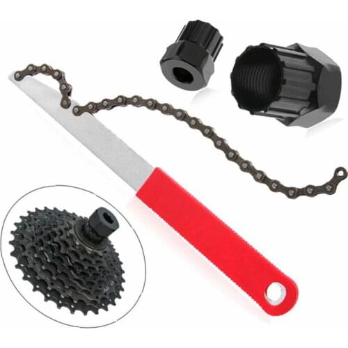 Bike Chain Whip Freewheel Sprocket Cassette Tool Cycling Bicycle Chains Whip Wheel Sprocket Remove Repair kit Bicycle Tools